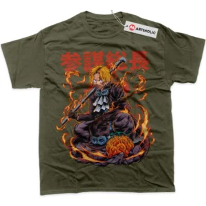 Sabo T-Shirt, One Piece True Fan Shirt SHIN1712092238 - Army Green