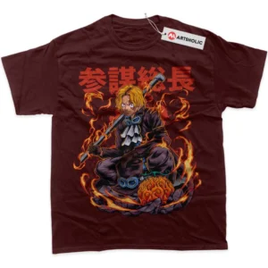 Sabo T-Shirt, One Piece True Fan Shirt SHIN1712092238 - Wine Red