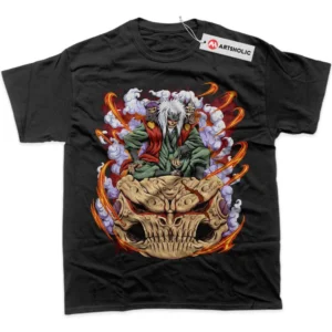 Skull Jiraiya T-Shirt, Naruto True Fan Shirt SHIN1712092239 - Black
