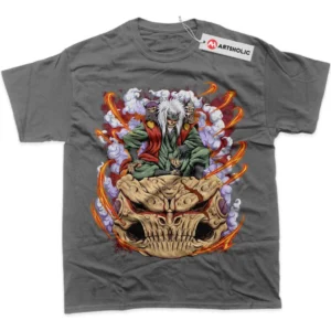 Skull Jiraiya T-Shirt, Naruto True Fan Shirt SHIN1712092239 - Coffee