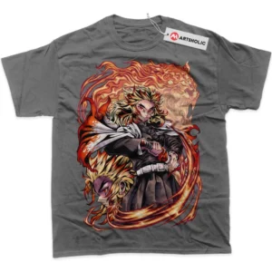 Kyojuro Rengoku T-Shirt, Demon Slayer True Fan Shirt SHIN1712092240 - Coffee