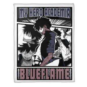 Dabi Blanket Fleece Custom My Hero Academia Anime