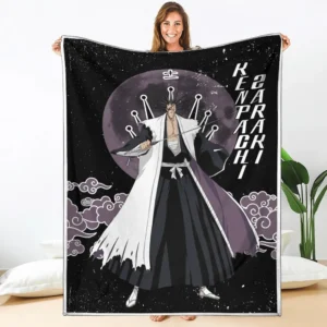 Kenpachi Zaraki Blanket Moon Style Custom Bleach Anime