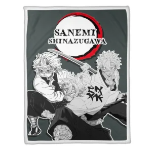 Shinemi Shinasugawa Fleece Blanket Custom Demon Slayer Anime Uniform Costume Mix Manga Style