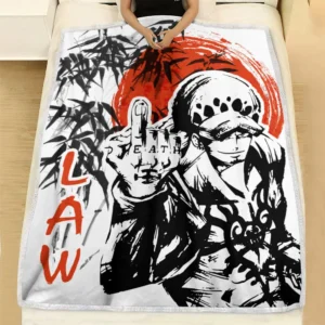 Trafalgar D. Water Law Blanket Custom One Piece Manga Anime