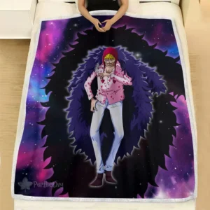 Donquixote Rosinante Blanket Fleece Galaxy One Piece Anime Room
