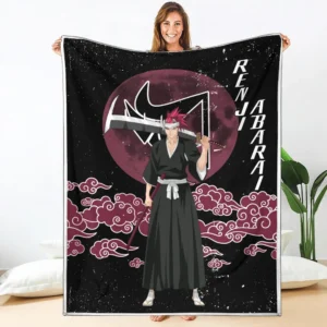 Renji Abarai Blanket Moon Style Custom Bleach Anime
