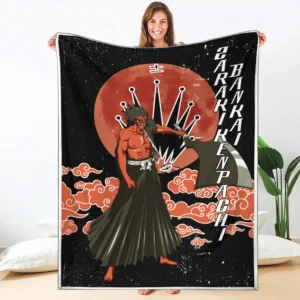 Bankai Kenpachi Zaraki Blanket Moon Style Custom Bleach Anime