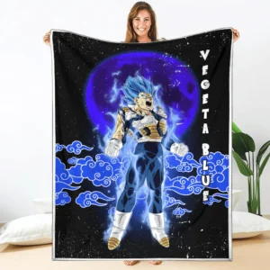 Vegeta Blue Blanket Custom Cloud Dragon Ball Anime