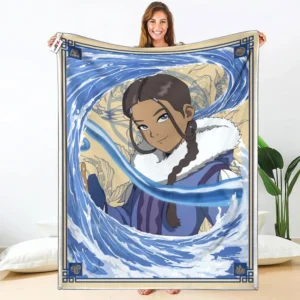 Katara Fleece Blanket The Last Airbender Collection