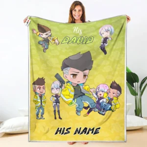 Her David Martinez Fleece Blanket Valentine Her and His Collection