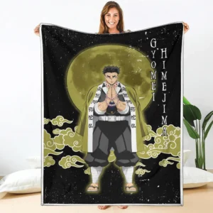 Gyomei Himejima Blanket Custom Moon Style Demon Slayer Anime