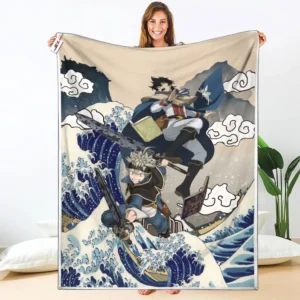 Asta - Yuno Fleece Blanket Rivalries Kanagawa Collection