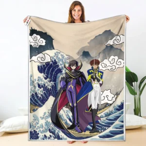 Lelouch - Suzaku Fleece Blanket Rivalries Kanagawa Collection