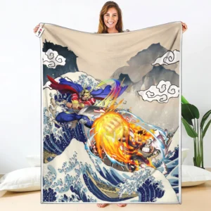 All Might - Endeavor Fleece Blanket Rivalries Kanagawa Collection