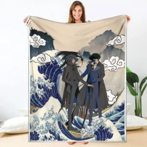 Spike Spiegel - Vicious Fleece Blanket Rivalries Kanagawa Collection