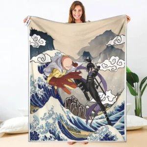 Saitama - Speed-o'-Sound Sonic Fleece Blanket Rivalries Kanagawa Collection