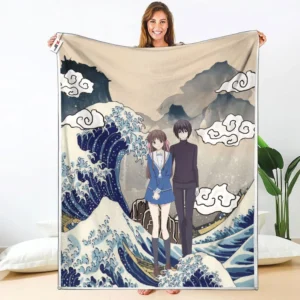 Tohru Honda - Akito Sohma Fleece Blanket Rivalries Kanagawa Collection