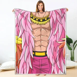 Donquixote Doflamingo Fleece Blanket Costume Collection