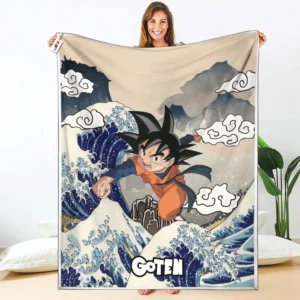 Goten Fleece Blanket Kanagawa Collection