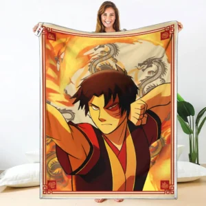 Zuko Fleece Blanket The Last Airbender Collection