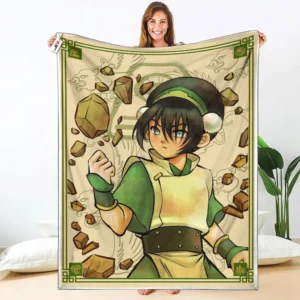 Toph Beifong Fleece Blanket The Last Airbender Collection