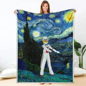 The Baron Fleece Blanket Starry Night Collection