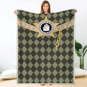 Jotaro Kujo Fleece Blanket Costume Collection