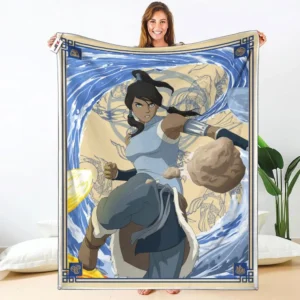 Korra Fleece Blanket The Last Airbender Collection