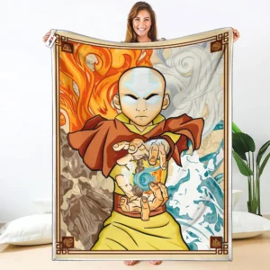 Aang Fleece Blanket The Last Airbender Collection