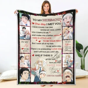Marin Kitagawa & Wakana Gojo Fleece Blanket Valentine To My Love Collection