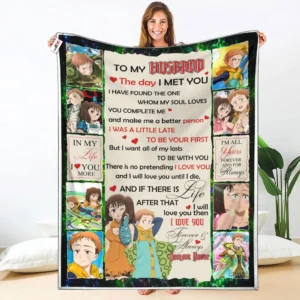 King & Diane Fleece Blanket Valentine To My Love Collection