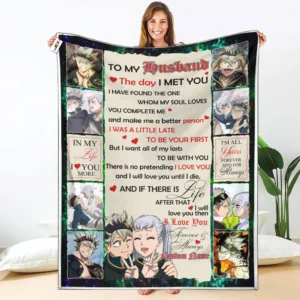 Asta & Noelle Silva Fleece Blanket Valentine To My Love Collection