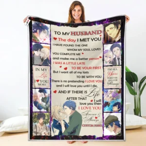 Violet Evergarden & Gilbert Fleece Blanket Valentine To My Love Collection