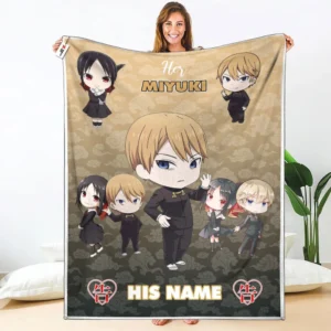 Her Miyuki Shirogane Fleece Blanket Valentine Her and His Collection