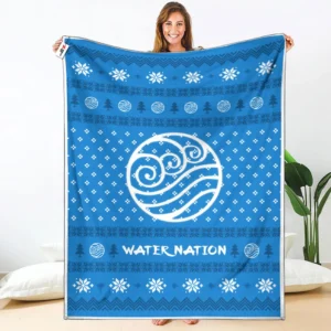 Water Nation Fleece Blanket Custom Avatar The Last Airbender Anime