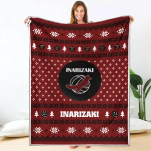 Inarizaki Fleece Blanket Custom Haikyuu Anime
