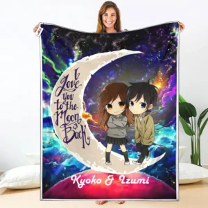 Izumi Miyamura - Kyoko Hori Fleece Blanket Custom Valentine Anime