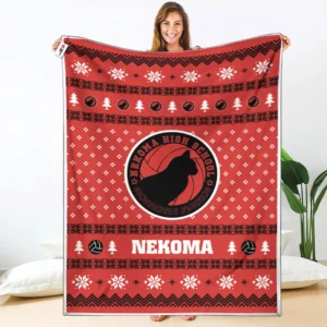 Nekoma Fleece Blanket Custom Haikyuu Anime