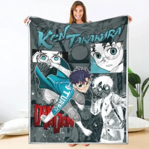 Ken Takakura Fleece Blanket Custom Valentine Dandadan Anime