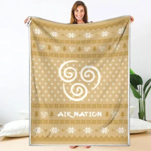Air Nation Fleece Blanket Custom Avatar The Last Airbender Anime