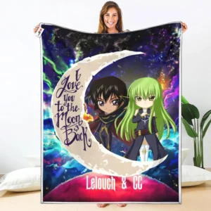 C.C. - Lelouch vi Britannia Fleece Blanket Custom Valentine Anime