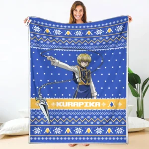 Kurapika Fleece Blanket Custom Hunter x Hunter Anime