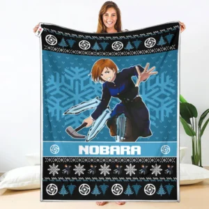 Nobara Kugisaki Fleece Blanket Custom Jujutsu Kaisen Anime