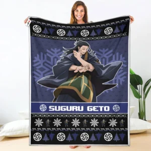 Suguru Geto Fleece Blanket Custom Jujutsu Kaisen Anime