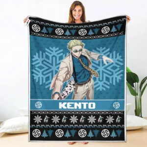 Kento Nanami Fleece Blanket Custom Jujutsu Kaisen Anime