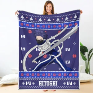 Hitoshi Shinso Fleece Blanket Custom My Hero Academia Anime