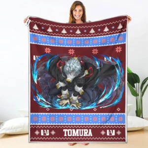 Tomura Shigaraki Fleece Blanket Custom My Hero Academia Anime