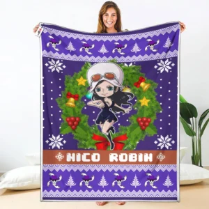 Nico Robin Fleece Blanket Custom One Piece Anime