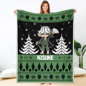 Kisuke Urahara Fleece Blanket Custom Bleach Anime